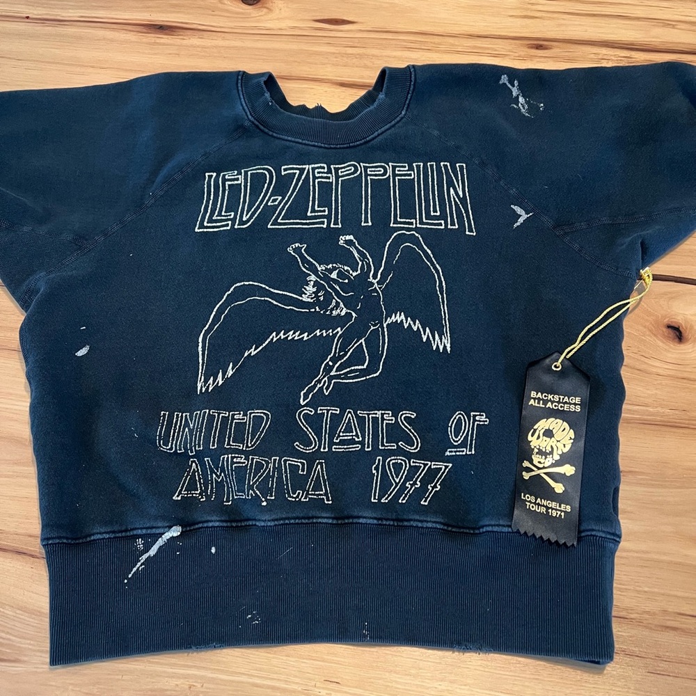 NWT MadeWorn Black Led Zeppelin Sweatshirt